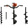 GEKO Motorový zemný vrták 2os 1,4 KW + 3 vrtáky G84021
