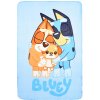 Detská fleecová deka Bluey 100x150 cm - prikrývka, prehoz
