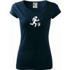 Orientačný beh muž-žena - Dámske tričko Pure - L ( Tmavomodrá (veľmi tmavá - skoro čierna) )
