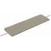 Muuto Textilný podsedák Linear Steel Bench 110, light grey