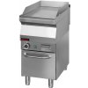 KROMET Plynový gril z chrómovanej ocele, hladký, voľne stojaci s dvierkami, 5,5 kW, 400x700x900 mm | KROMET, 700.PBG-400G-C