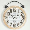 Eurolamp Nástenné hodiny 1xAA pr. 50 cm béžová EU0556 + záruka 3 roky zadarmo
