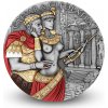 Strieborná minca 2 Oz Cézar a Kleopatra 62,2 g