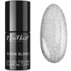 NeoNail Gél lak Twinkle White 7,2 ml – strieborný glitrový