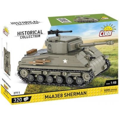 Cobi 2711 II WW Sherman M4A3E8 Easy Eight, 1:48, 320 k CBCOBI-2711