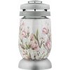 Kahanec Bolsius 3S Magnólia, silver, 22 cm, na hrob, s náplňou 36 h