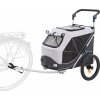 Vozík pre psa za bicykel - skladací - M