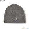 Fox čiapka Wordmark beanie, pewter, one size