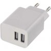 Emos SMART 3.1A (15W) max. V0125 - Univerzálny USB adaptér biely