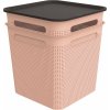 ROTHO Brisen set 2 x box + veko, 18 l ružový