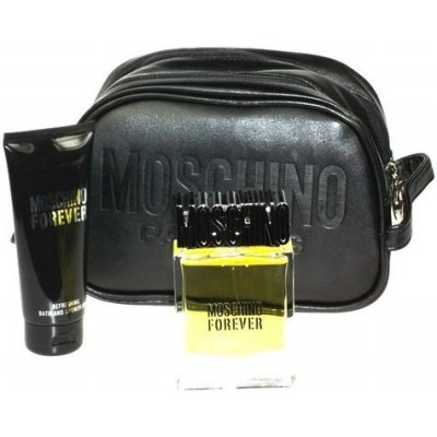 Moschino Forever, Edt 100ml + 100ml sprchový gel + kosmetická taška pre mužov
