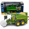 Bruder 2032 poľnohospodársky stroj John Deere C441R vysokotlakový baliaci lis