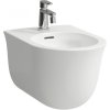 LAUFEN The New Classic závesný bidet s otvorom, s prepadom, 370 x 530 mm, biela, s povrchom LCC, H8308514003021
