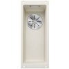 Blanco Subline 160 - Silgranitový drez, 19x46 cm, InFino, jemná biela 526802