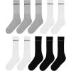 Donnay Pánske Športové Ponožky 10Pack Biele Čierne Šedé Biela/Šedá/Čierna 46+