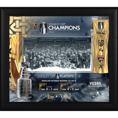 Fanatics Sběratelská plaketa koláž Vegas Golden Knights 2023 Stanley Cup Champions Framed 15" x 17" Collage