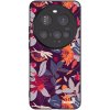 Picasee silikónový čierny obal pre Xiaomi 15 Ultra - Purple Leaf
