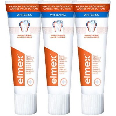 Elmex Bieliaca zubná pasta Caries Protection Whitening 3 x 75 ml