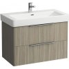 Laufen Spodná skrinka pod umývadlo 80,9 cm, svetlý jilm H4023921102621
