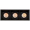 ACB E3984193NDP Zapustené svietidlo MOVE LED COB 3x12W, 2700K, 3480lm, CRI90, IP44/IP20, DALI/Push, čierna