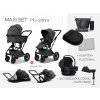 MOONPIÚ Maxi set Black matt - ANTRA kombinovaný kočík