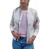 Alpha Industries dámska prechodná bunda MA-1 TT jet streem white Farba: béžová, Veľkosti dámske: XL