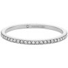Fossil Trblietavý oceľový prsteň Ellis Pavé JF04687040