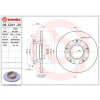BREMBO Brzdový kotúč 08.C241.20