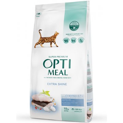 OPTIMEAL For adult cats high in cod fish 10 kg