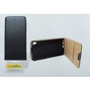 Púzdro ForCell SLIM FLIP FLEXI SONY XPERIA E5 čierne