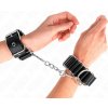 Kink - hinge-like thin wrist restraints black adjustrable 16-22 cm x 3.5 cm