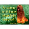 Pozorpes.sk, výstražná tabuľka (Briard)