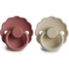 CUMLÍKY FRIGG DAISY CREAM/ POWDER BLUSH, 0-6M, KAUČUK