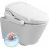 Sapho Avva - Elektronický bidet s keramikou, SoftClose, Rimless, biela NB-1160D-3