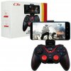 Bezdrôtový gamepad čierny s držiakom na smartfón Android/iOS
