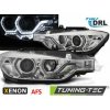 Tuning-tec XENÓNOVÉ SVETLOMETY ANJELSKÉ OČI LED DRL CHROME AFS pasujú na BMW F30/F31 10.11 - 05.15