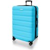 AVANCEA Škrupinový cestovný kufor DE2708 modrý L 76x50x33 cm