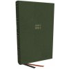 Nkjv, Single-Column Reference Bible, Verse-By-Verse, Leathersoft, Green, Red Letter, Comfort Print (Nelson,Thomas)(Kniha)
