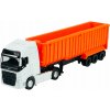WELLY VOLVO FH BIELY + SKLÁPAČ 1:64 NÁKLADNÉ AUTO NOVÝ KOVOVÝ MODEL TIR 68056