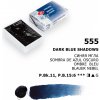Dark Blue Shadows 555 - Bílé noci - akvarel