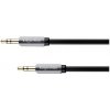 Kabel Kruger&Matz Jack 3.5mm - Jack 3.5mm 1m srebrny (KM0312P)