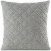 Eurofirany Dekoračná obliečka s ľanovou štruktúrou oceľový 45x45cm sivá Polyester 45x45 cm