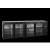 TEFCOLD Chladiaci, podpultový stôl - minibar | CBC 410 G | 4 presklené krídlové dvere TEFCOLD
