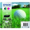 EPSON Náplň T34664010 multipack k tlačiarni WorkForce WF-3720DWF, c+m+y+b, 18,7 ml