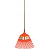 Hrable na lístie oranžové s drevenou KLIK násadou 150 cm, 27-zubové, RAMP
