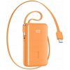 Joyroom Powerbanka JR-PR2L 35W 10000mAh s vestavěnými USB-C kabely - oranžová