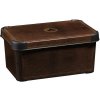 Curver dekoratívny úložný box - S - Leather 04710-D12