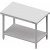 STALGAST Centrálny stôl s policou 1300x750x880 mm | STALGAST, ST127131