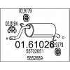 Koncový tlmič výfuku MTS 01.61026