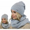 Fashionweek Dámsky set čiapka a nákrčník ZIZI-K1 Farba: Šedá, Veľkosť: Universal